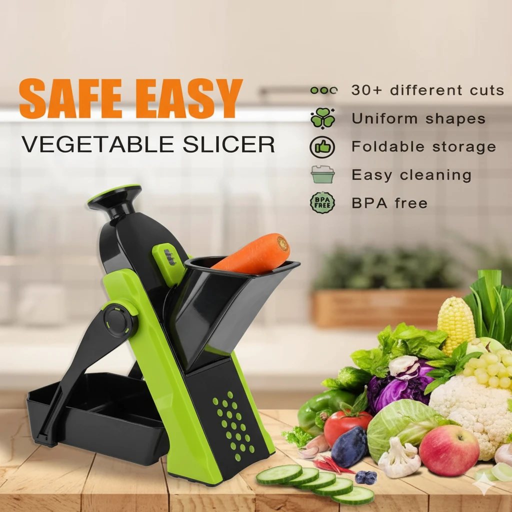 Brava Spring Slicer Vegetables Fruits Cutter
